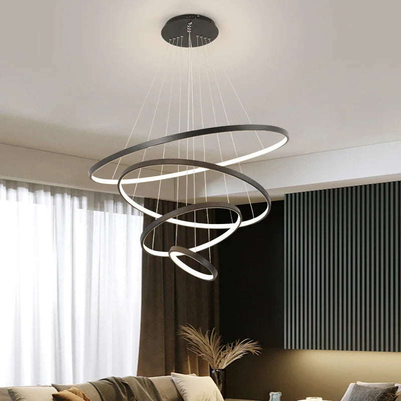 Circle Chandeliers