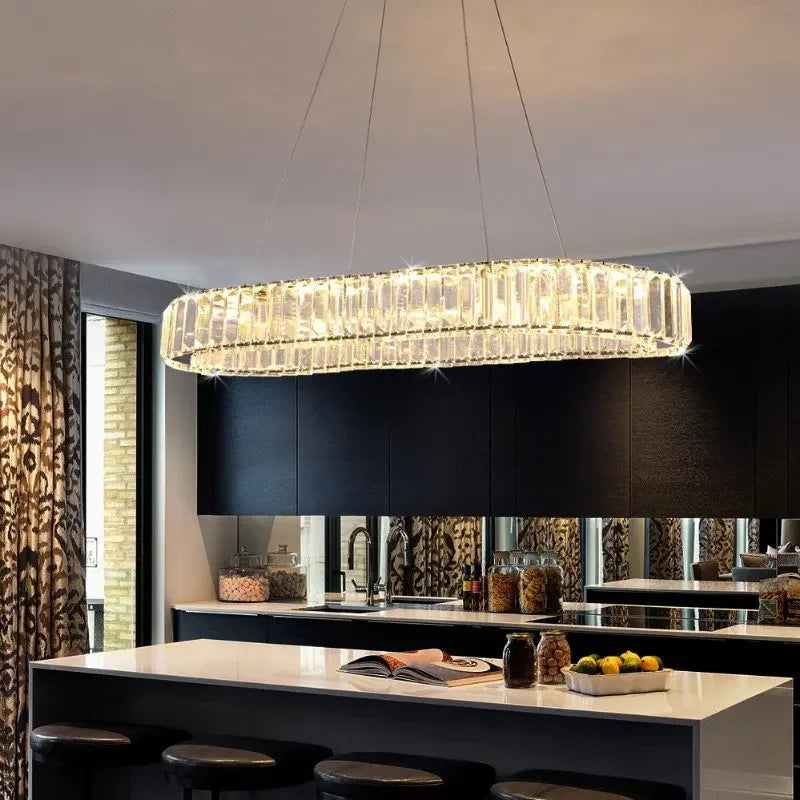 Oval Crystal Chandeliers