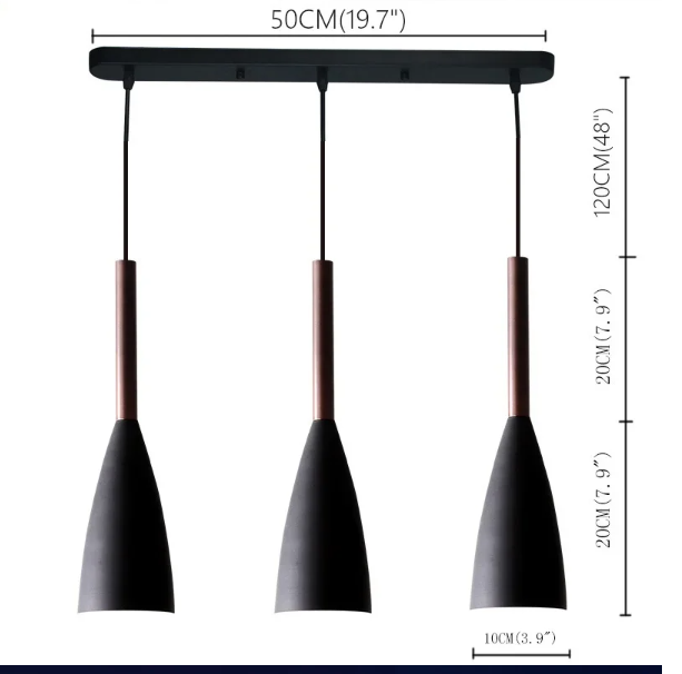 Lumière d'îlot de cuisine