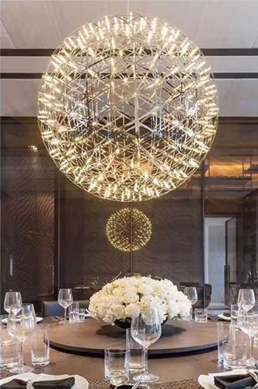 Modern ball chandelier
