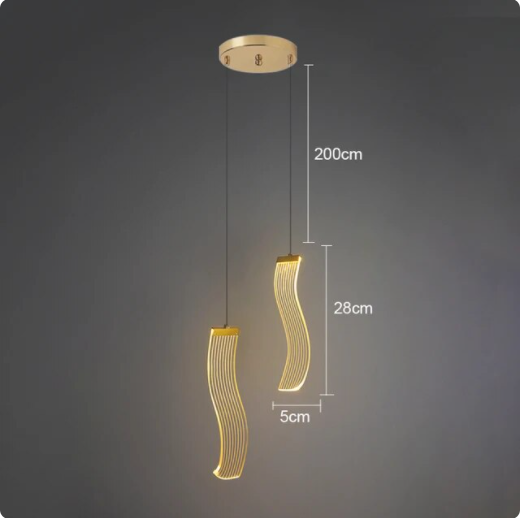 Plafonnier suspendu pour chambre à coucher, salon, cuisine