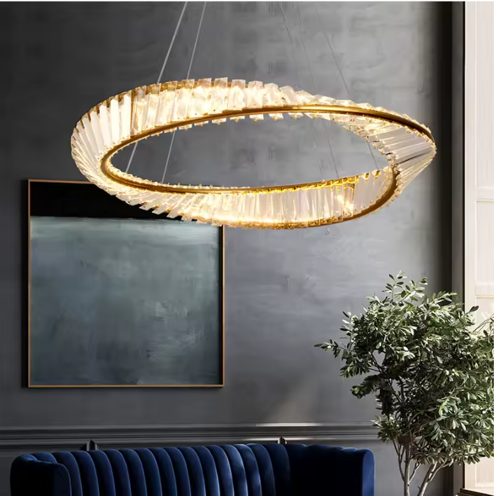 Crystal hanging lamps