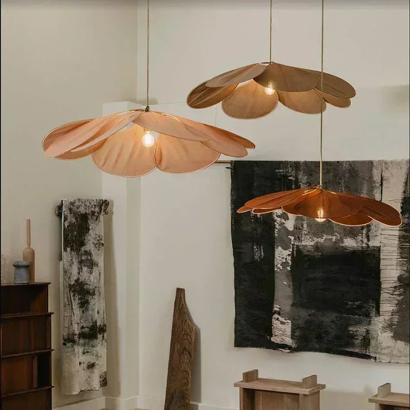 Fabric Flower Lamps
