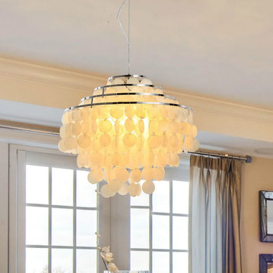 French Style Shell Chandelier