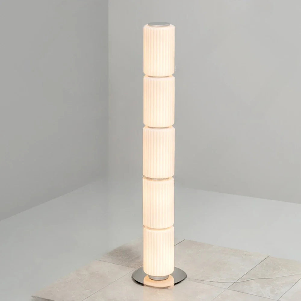 Glass Column Floor Lamps