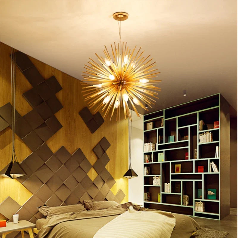 Nordic Gold Chandelier Lighting