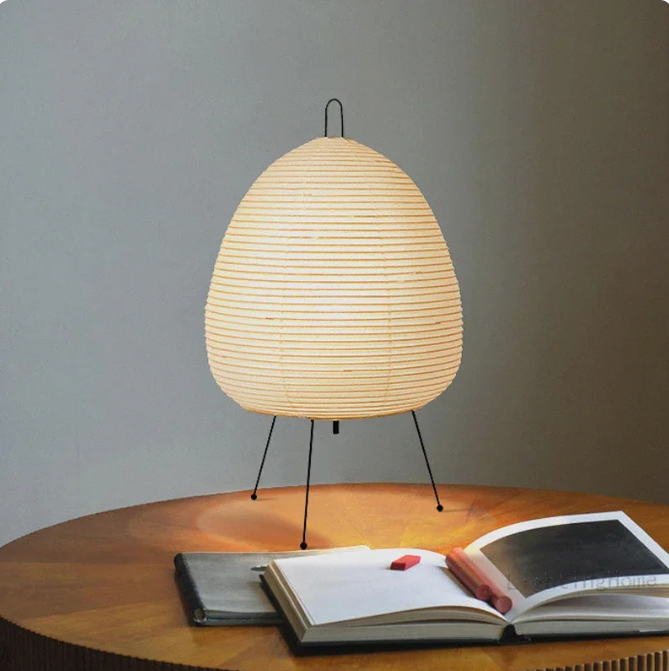Lampe de table de style japonais
