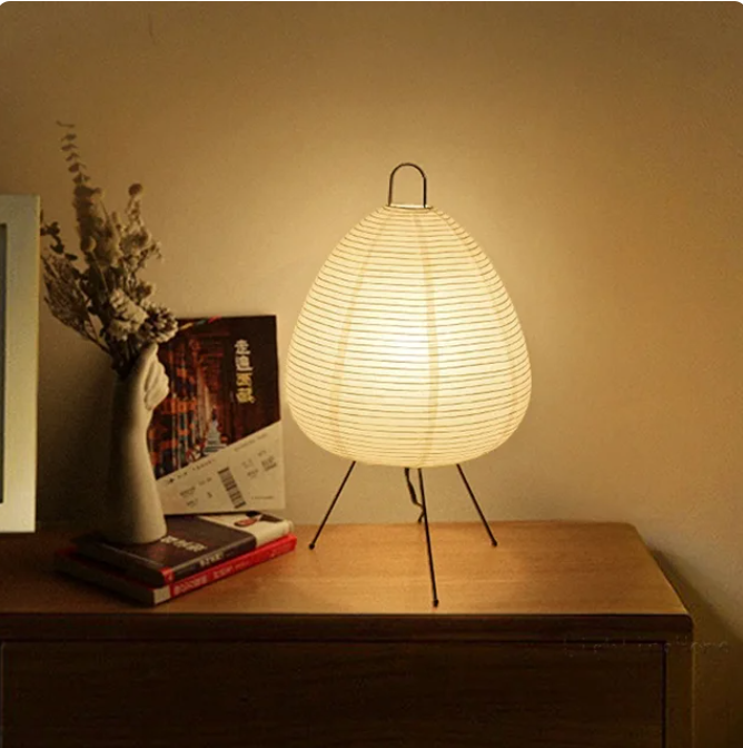 Lampe de table de style japonais