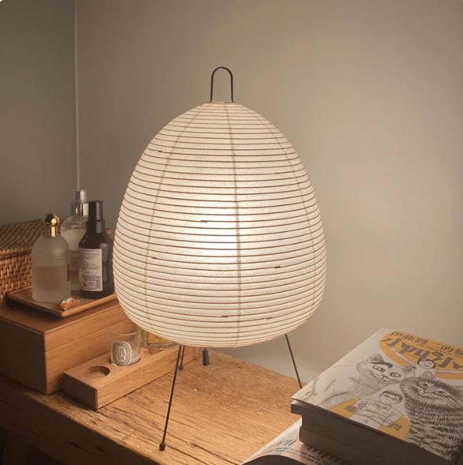 Lampe de table de style japonais