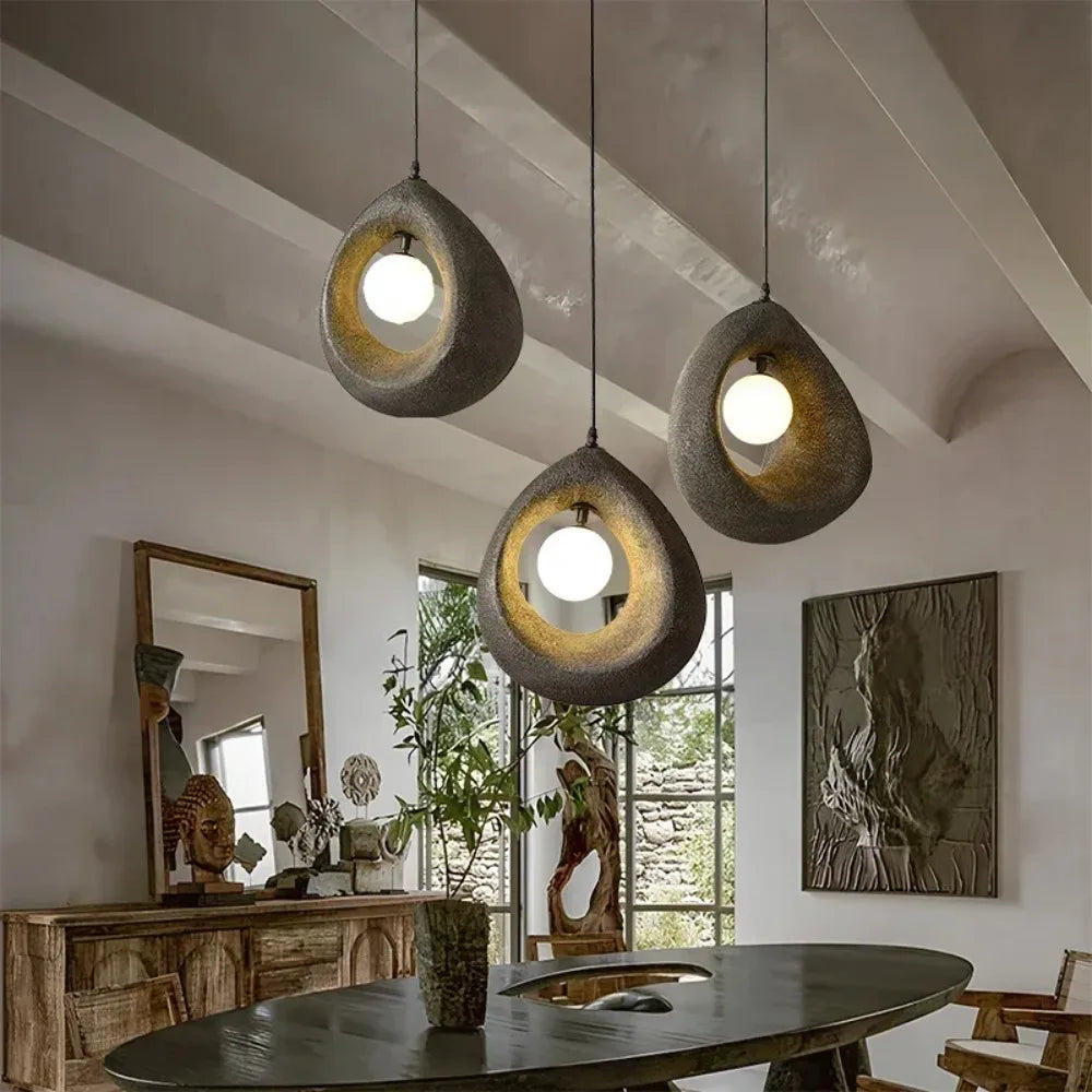 Japanese Wabi Sabi hanging Lamps