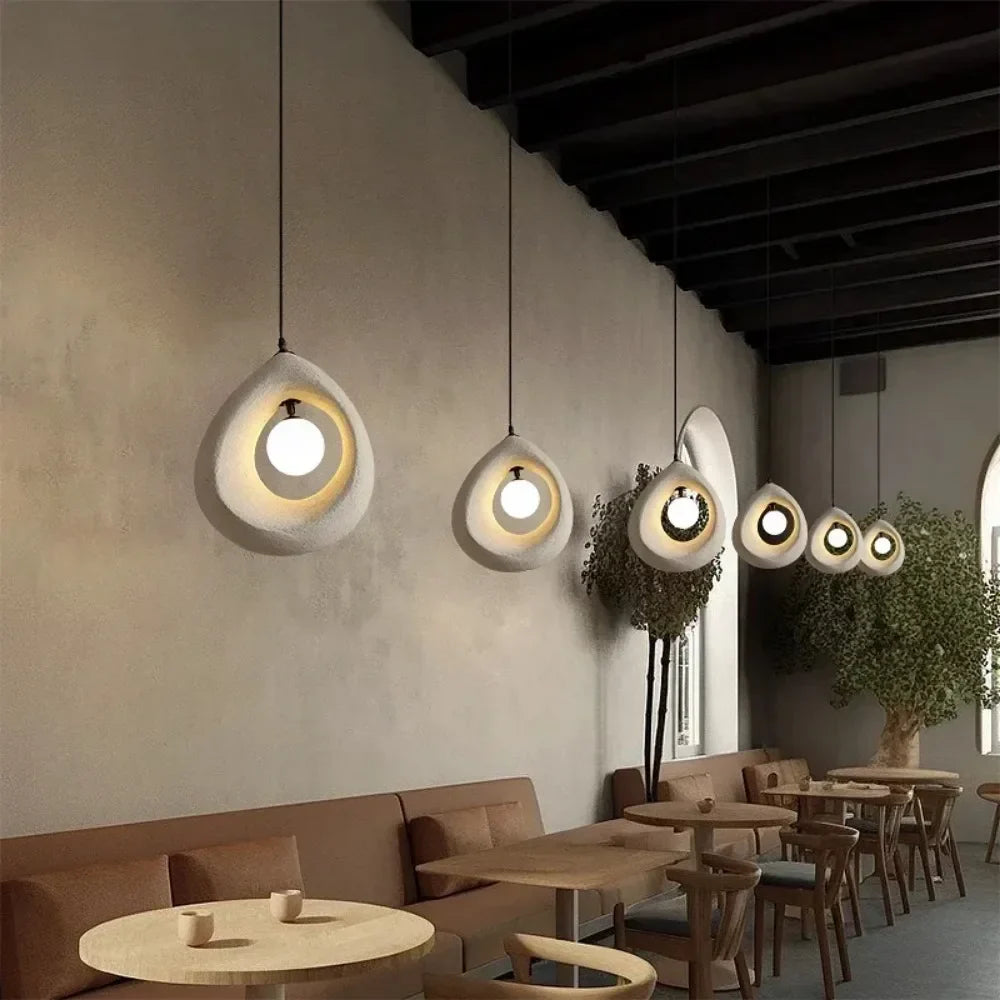 Modern Wabi Sabi LED Pendant Lamps