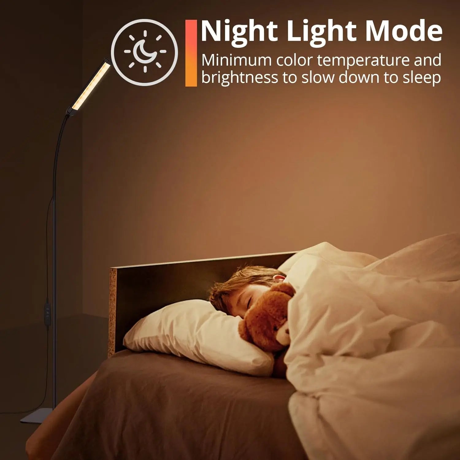 LED Floor Lamp Dimmable 3 Color