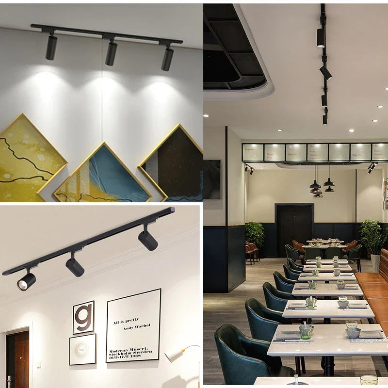 Versatile LED Track Light for Home and Store Lighting