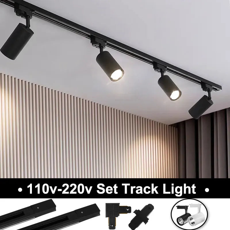 Versatile LED Track Light for Home and Store Lighting