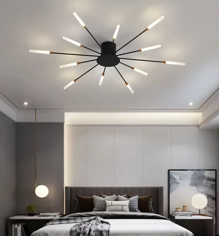 LED Ceiling Chandelier black
