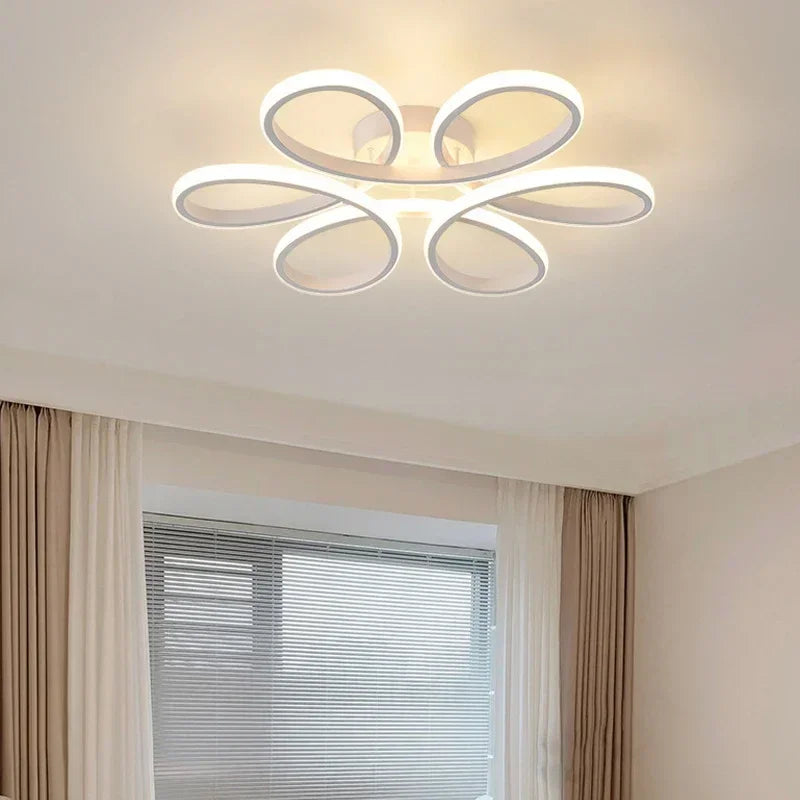 Modern Ceiling Light In White