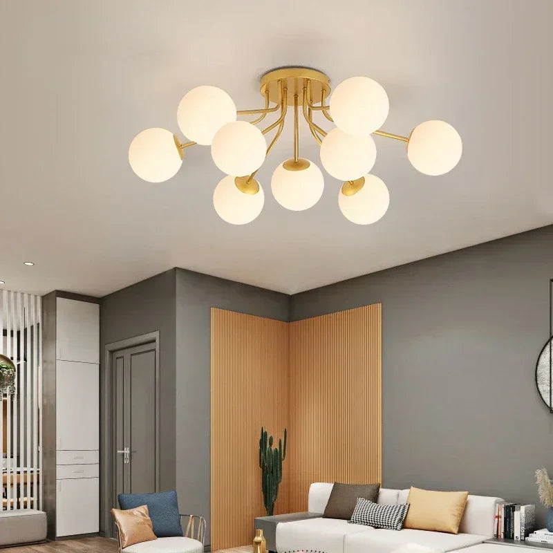 Modern Glass Ball Ceiling Lights