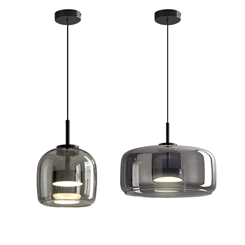 Modern LED Glass Pendant Light