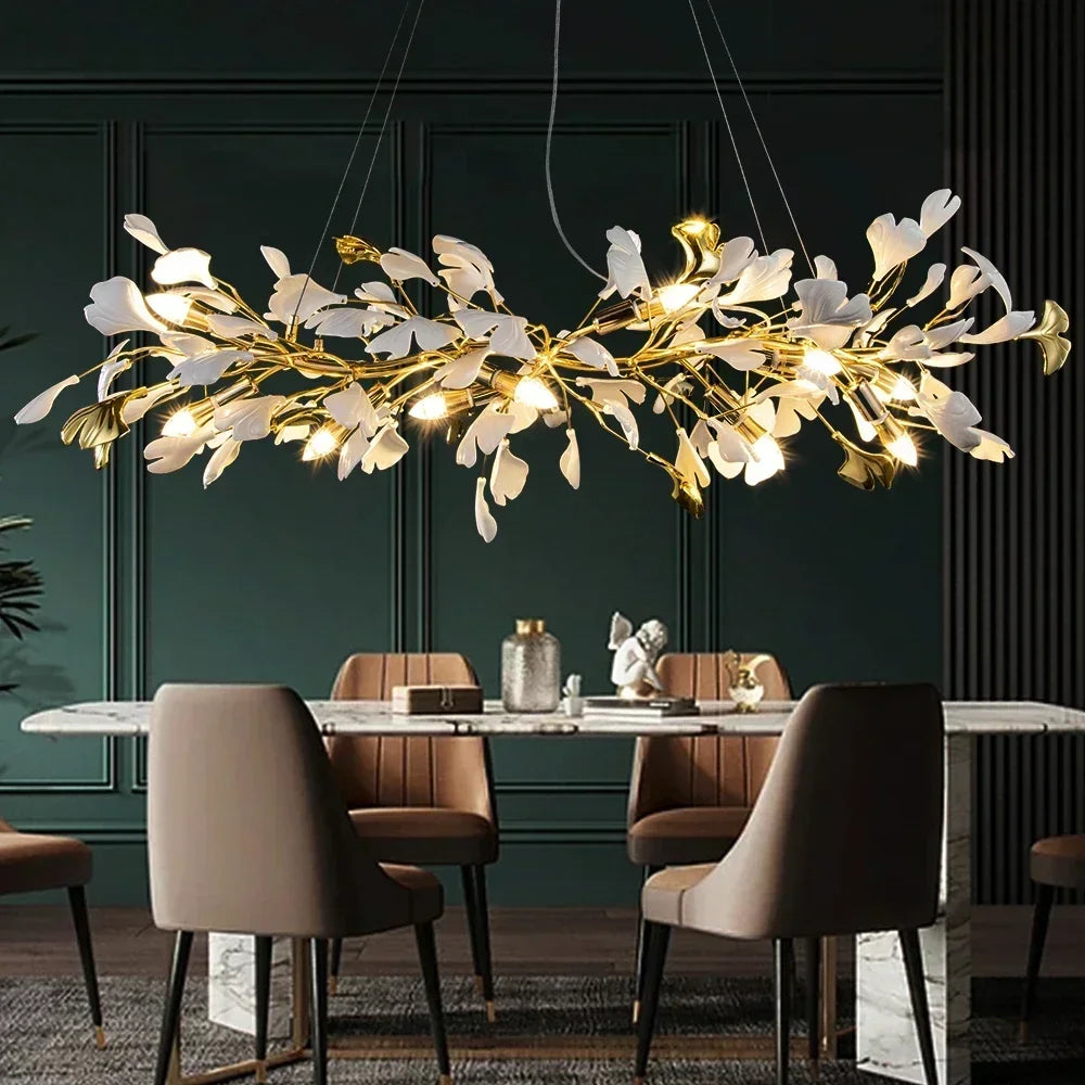 Modern Leaf Chandelier