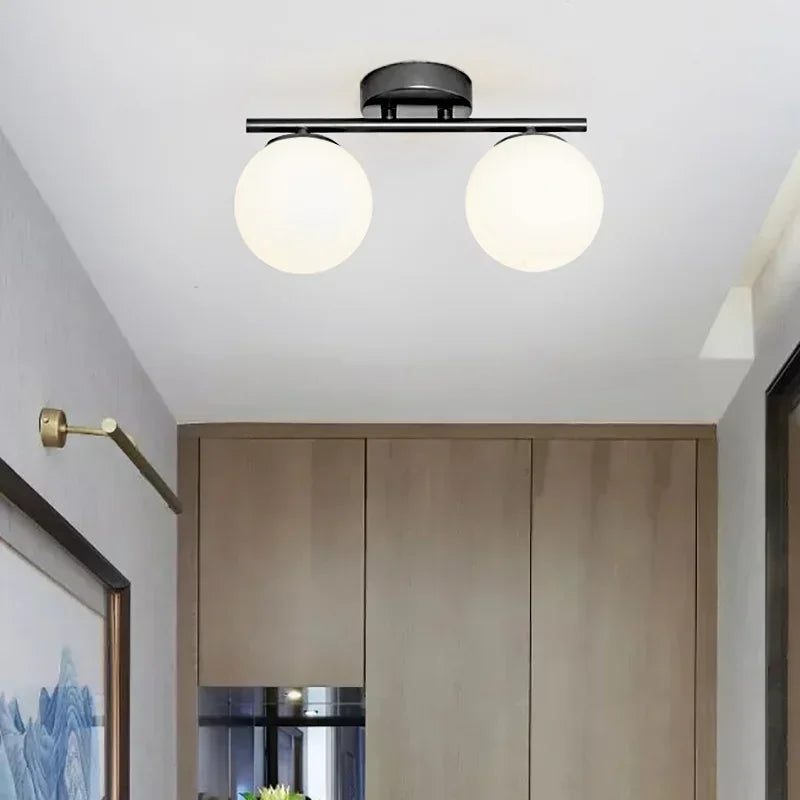 Modern Nordic LED Glass Ceiling Light