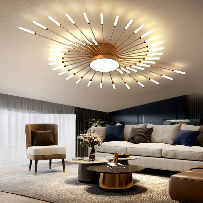 Modern Spiral Ceiling Light