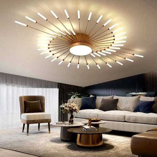 Modern Spiral Ceiling Light