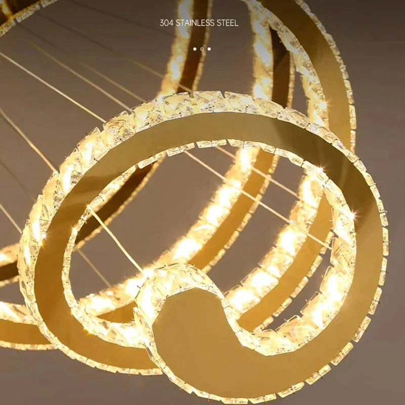 Modern Spiral Chandelier