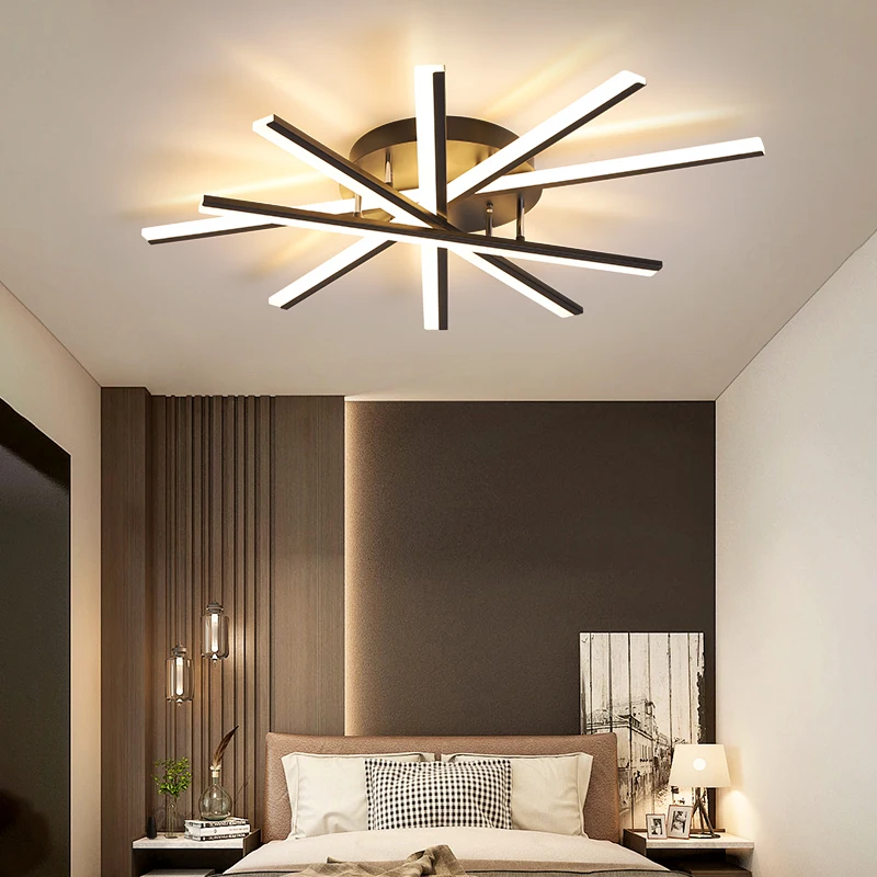 Luces de techo LED modernas para sala de estar, comedor y dormitorio