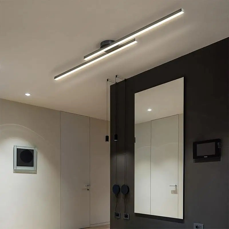 Modern Long Aluminum LED Ceiling Light