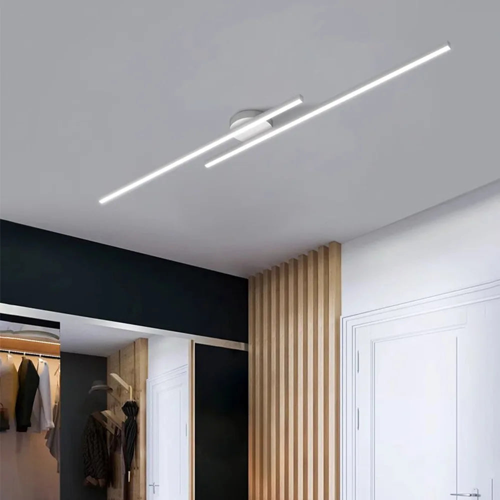 Modern Long Aluminum LED Ceiling Light