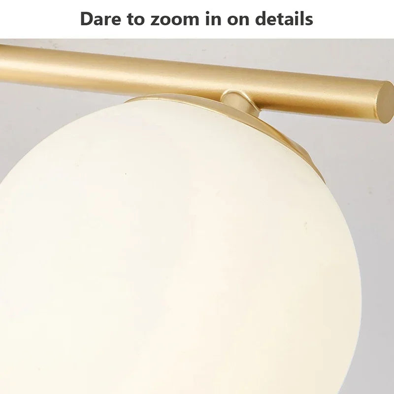 Modern Nordic LED Glass Ceiling Light