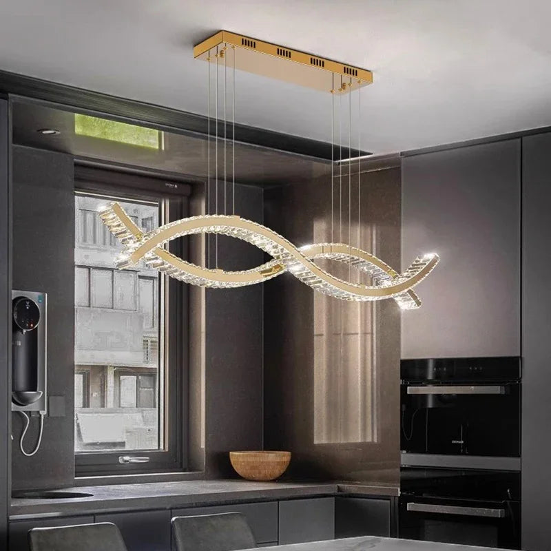 Luxury Crystal Pendant Light