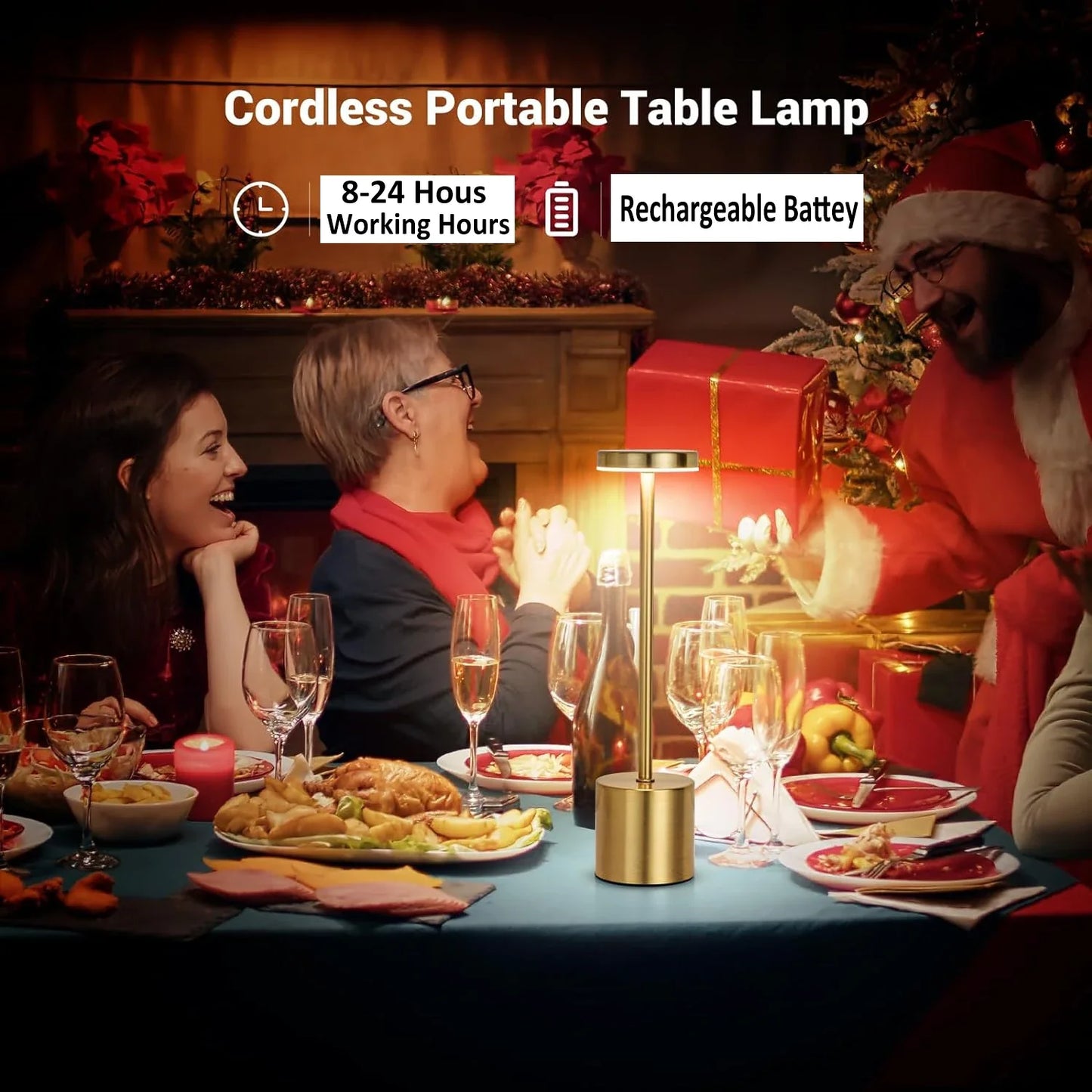 Rechargeable Touch LED Table Lamp