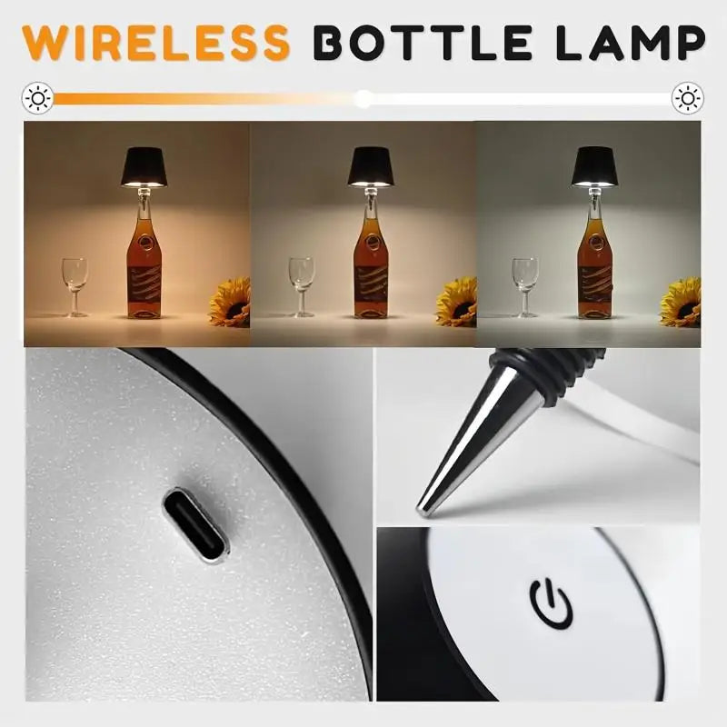 Wine Bottle Table Lamp