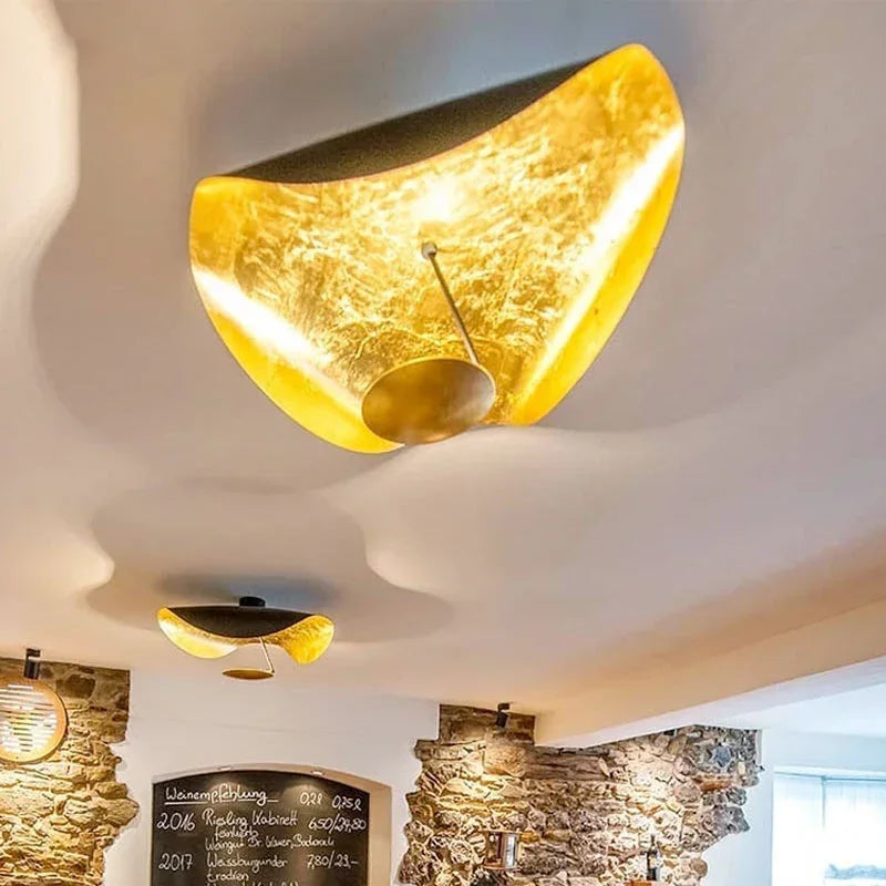 Nordic Black Led Ceiling Lamp