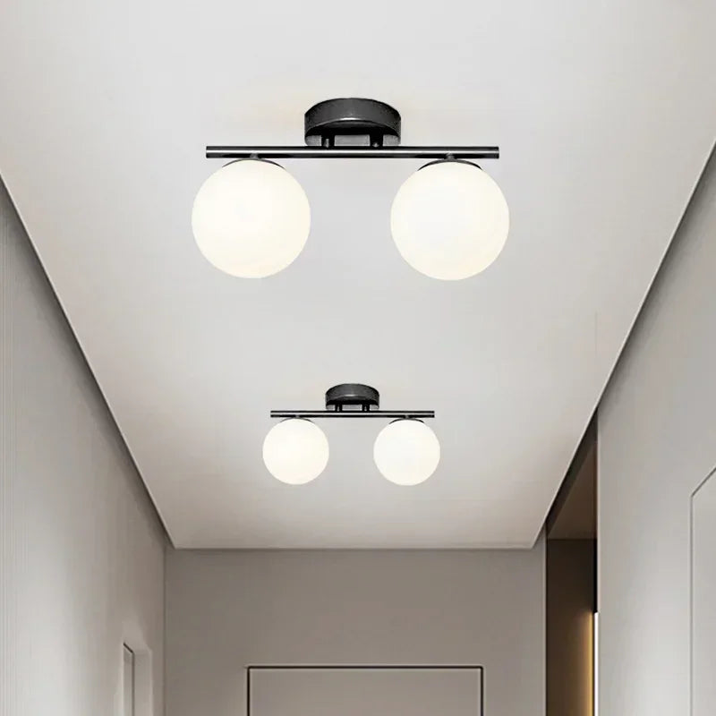 Modern Nordic LED Glass Ceiling Light