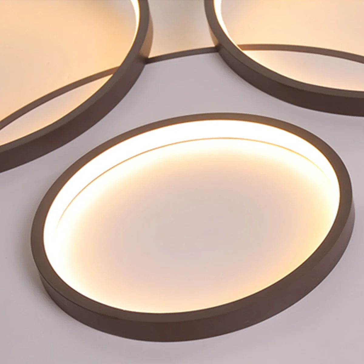 Modern 5-Light LED Flush Mount Ceiling Fixture