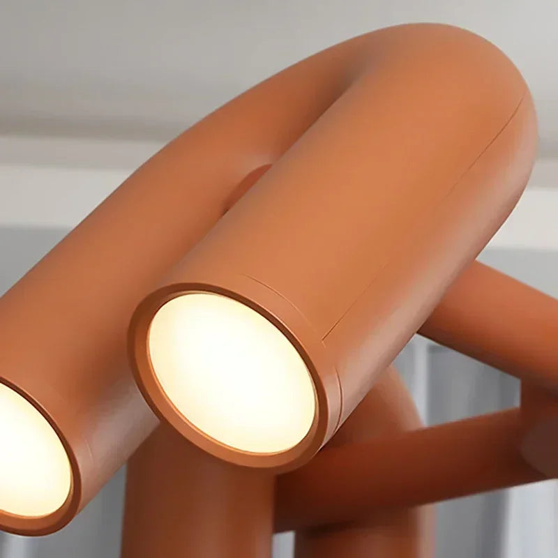 Nordic Modern U-Shaped Iron Chandeliers