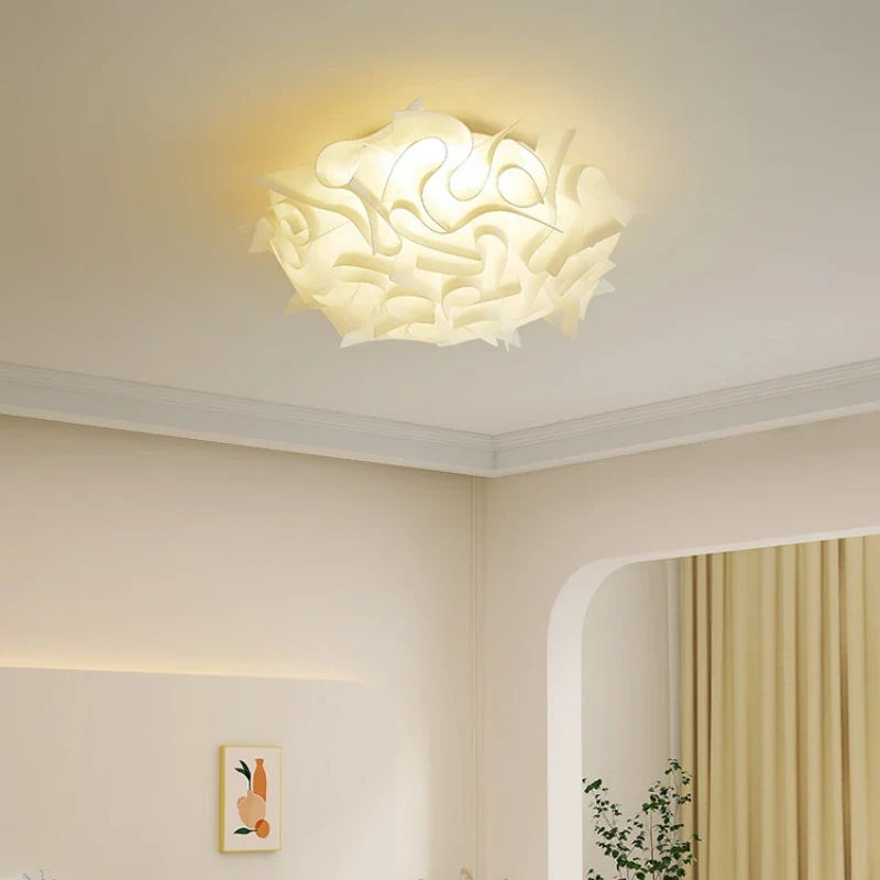 Remote Control Dimming LED Flower Ceiling Light