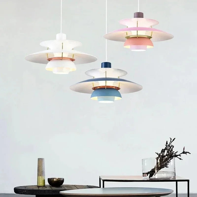 Colorful Umbrella Pendant Light