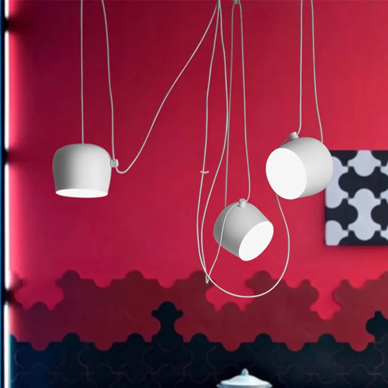 Italian Industrial Flos Chandelier