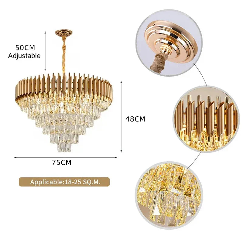 Luxury Modern Crystal Chandelier