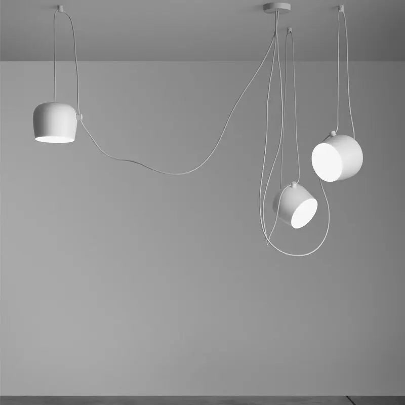 Italian Industrial Flos Chandelier