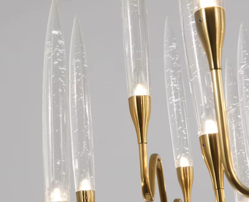 Lustre à bougie de luxe