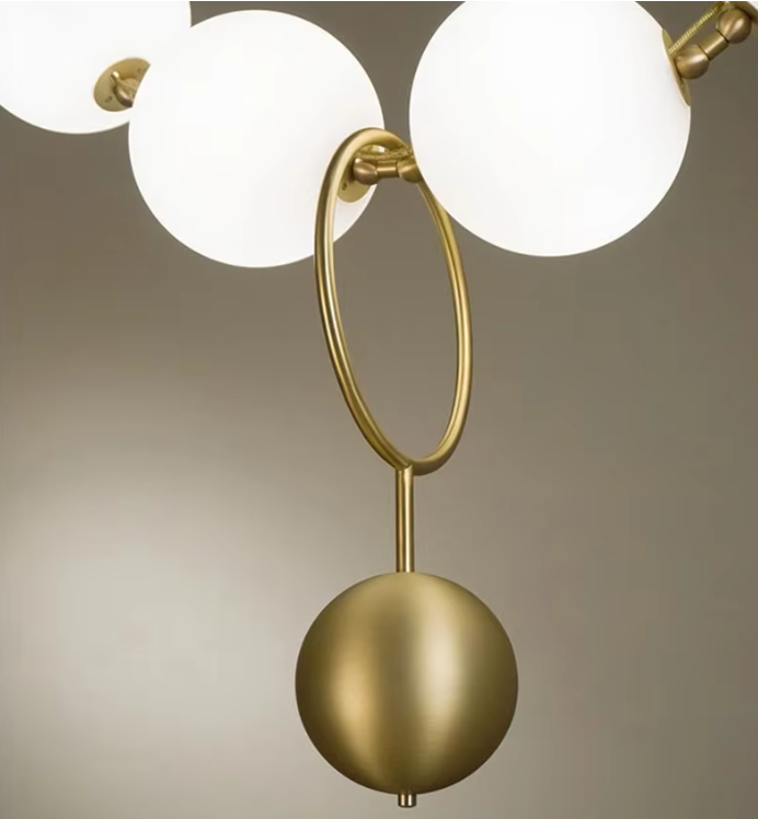 Glass Ball Chain Light