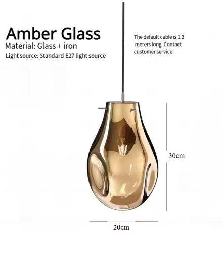 Modern Colorful Glass Lamps