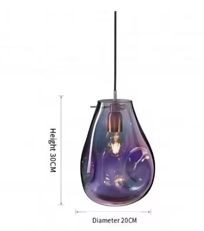 Modern Colorful Glass Lamps