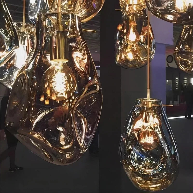 Modern Colorful Glass Chandelier