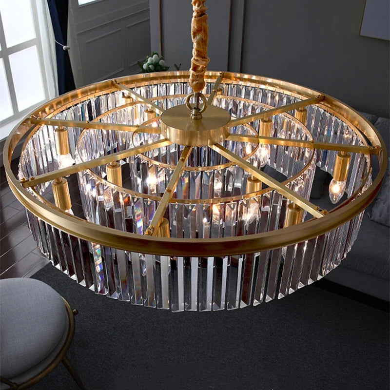 Nordic Designer Luxury Chandelier Crystal Pendant Light
