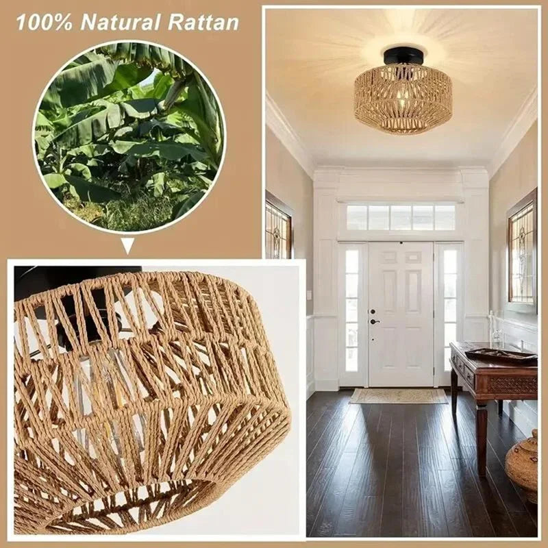 Handmade Bamboo Ceiling Chandelier